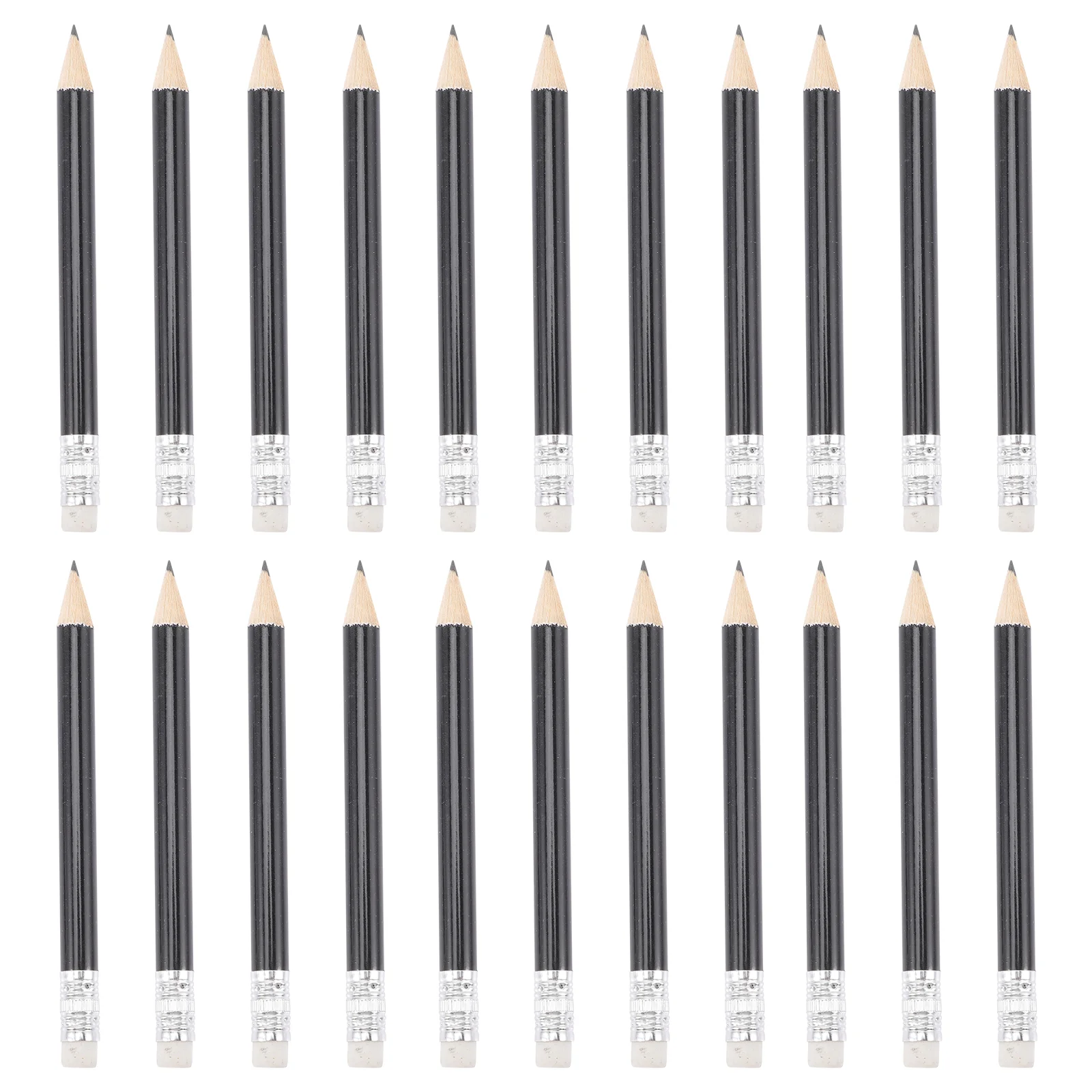 

24 Pcs Golf Pencil Golfs Pencils for Kids Baby Shower Mini Students Half with Eraser Wedding Pre-Sharpened