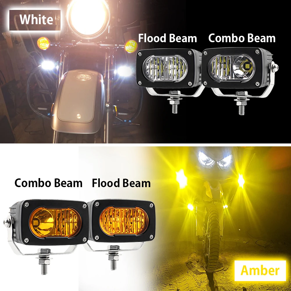 Cápsulas de trabajo Led de 20W, luces diurnas, lámpara antiniebla de conducción de coche, haz combinado de inundación de 3 pulgadas para camioneta