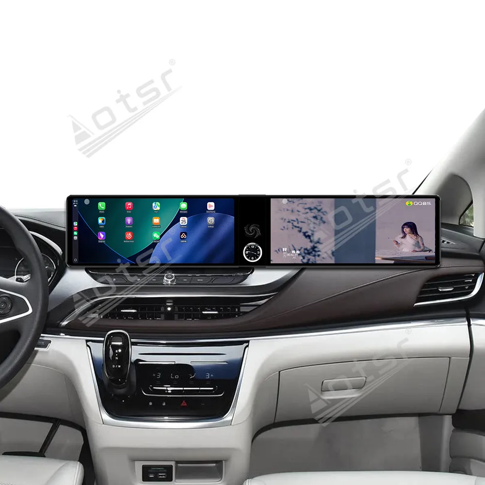 

2026 двойной экран 12,3 дюйма Android 13 для Buick GL8, 2020-2022, Qualcomm GPS-навигация, беспроводной Carplay, автомобильный радиоприемник, пассажирский экран 4G