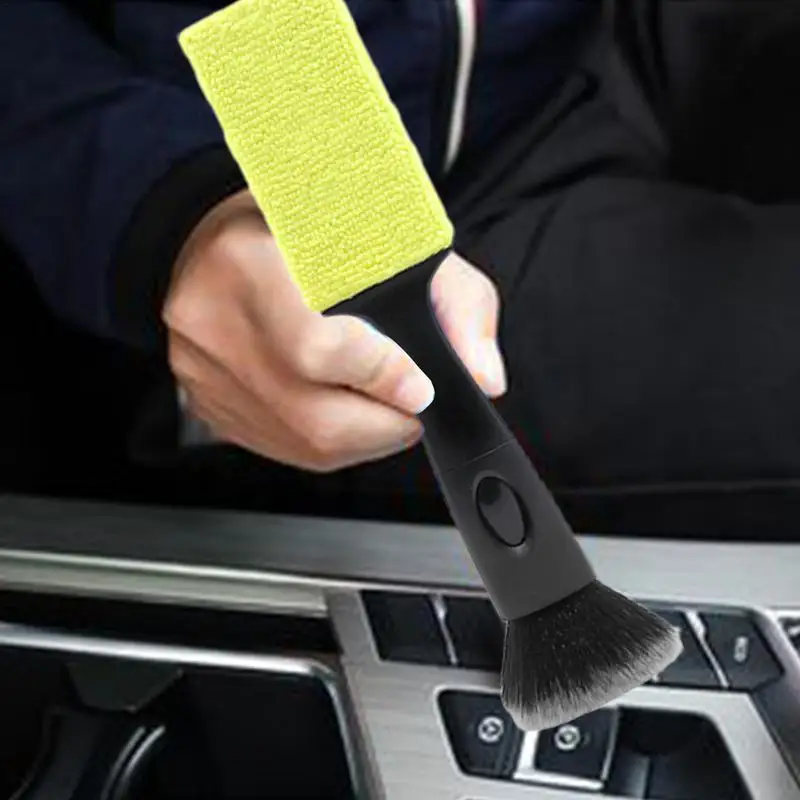 Auto Cleaning Brushes Interior Car Detail Dust Brush Soft Bristles Car Cleaning Tool For Center Console Screen Air Vent