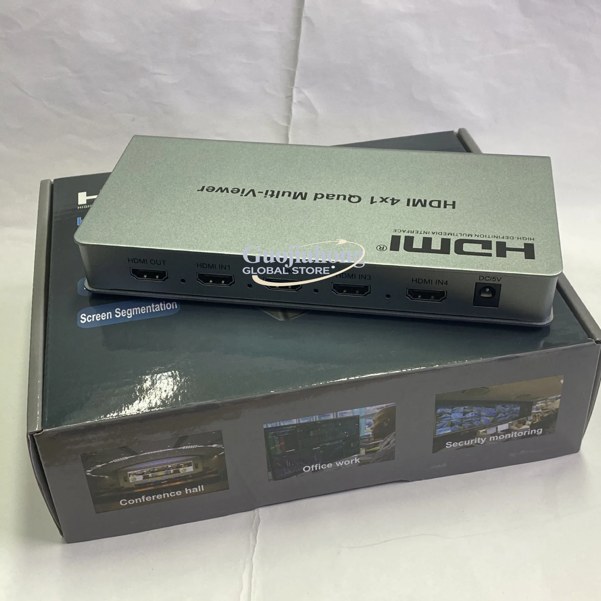 

Мультиплексор 4x1 Quad HD: 4 входа, 1 выход, бесшовный разделенный экран, функция «изображение в изображении»