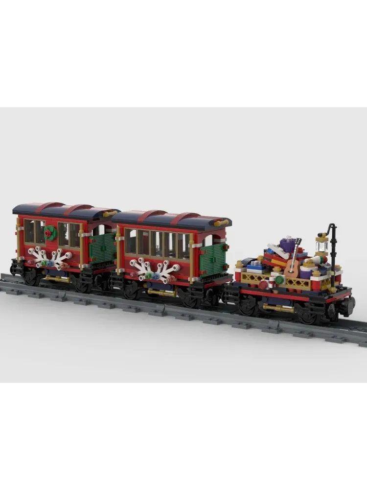 christmas building blocks lot train motor kit sleigh reindeer gingerpread santa xmas stocking christmas village sets for 2024