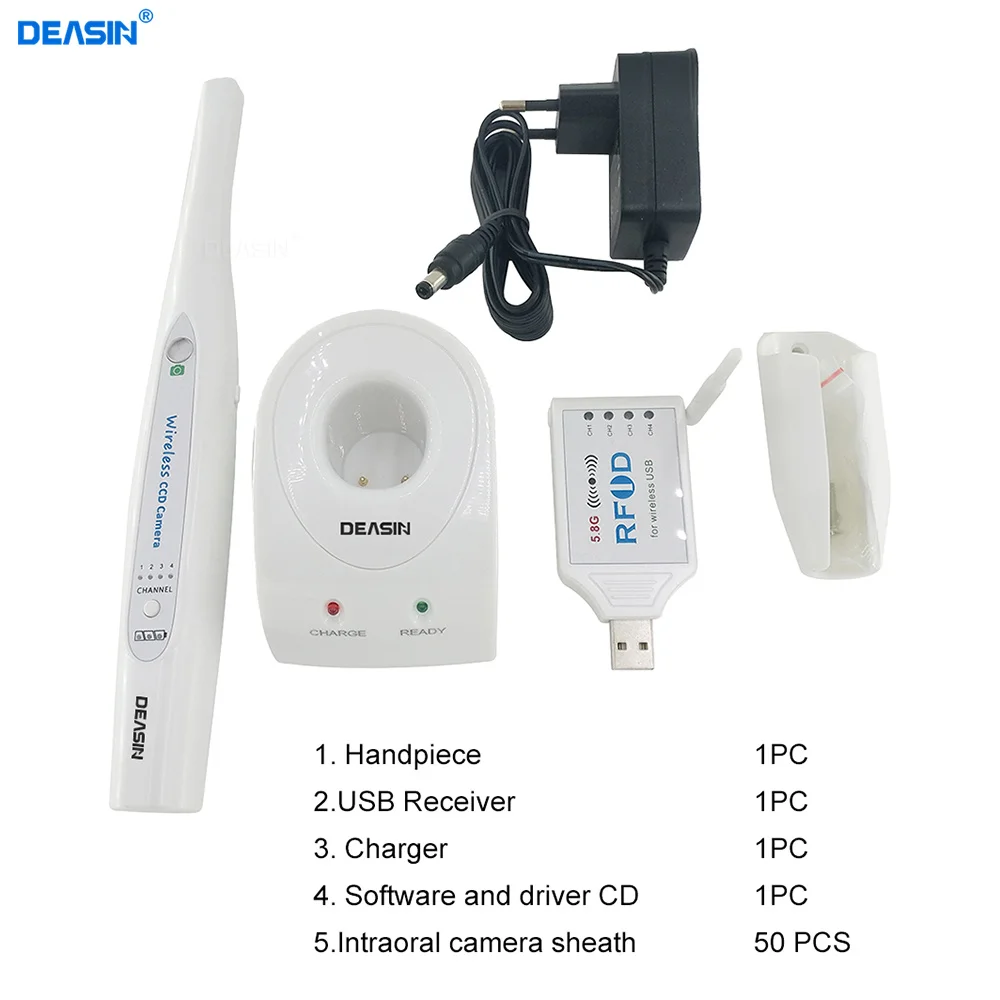LED Visual Dental Digital Micro Intra Oral Camera Wifi Foot Control HD Visual Intraoral Scanner Camera for Endo Motor Clinic