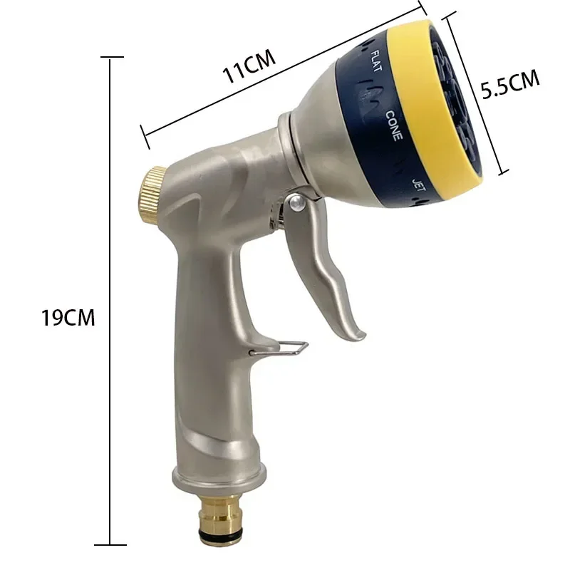 25FT-100FT خرطوم سقي الحديقة القابل للتوسيع غسيل السيارات بالضغط العالي مدفع المياه متعدد الوظائف ، أداة الري والتنظيف في الحديقة #5