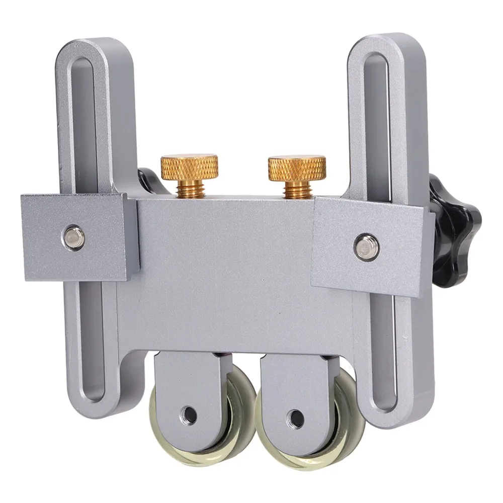 

Aluminum Alloy Table Saw Feeding Guide Roller Double Wheel Adjustable Height Adjustable Table Saw Roller Rubber Wheel