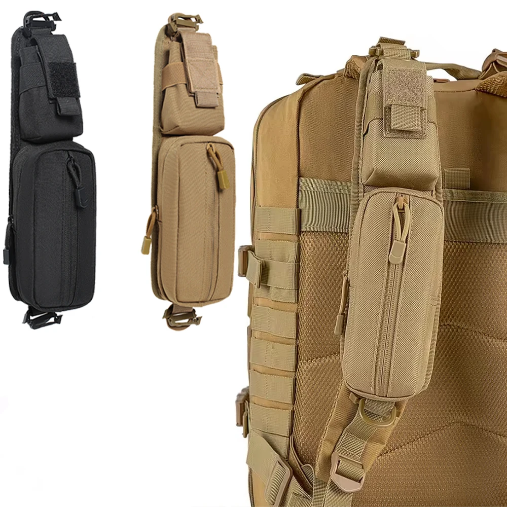 

Tactical Shoulder Strap Bag Backpack Sundries Pouch Molle Accessory Pouch Shoulder Tape Additional Bag Multifunctional EDC Bag