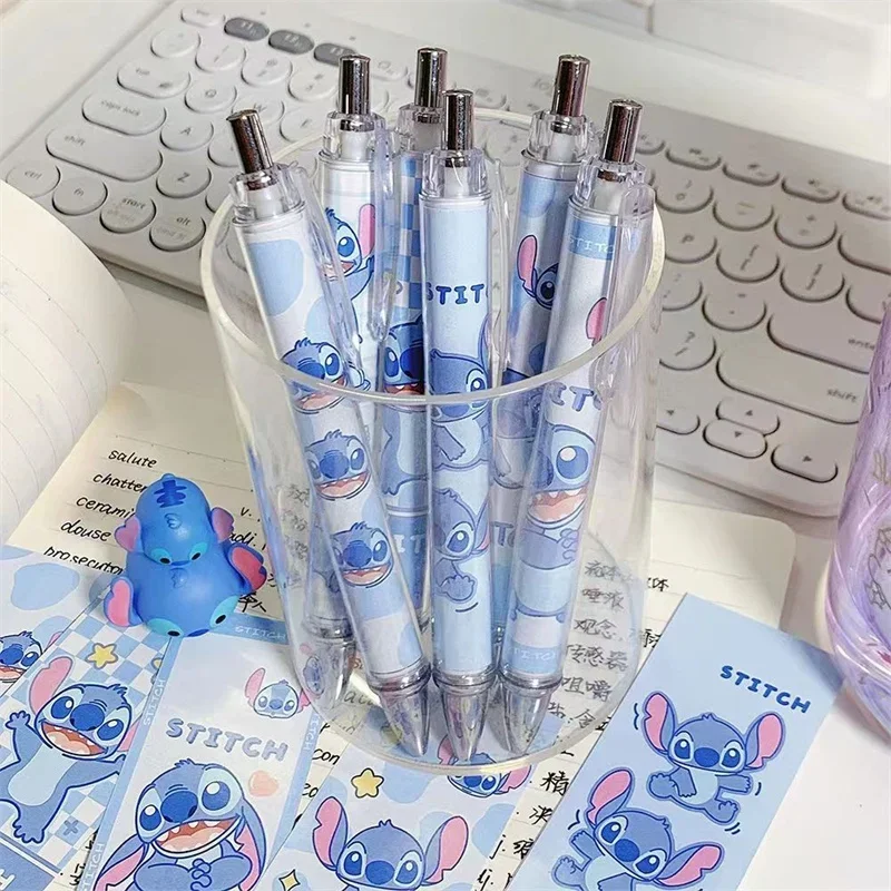 0.5mm Disney Stitch Gel Pen Black Press Ballpoint Pen Signature Pen Office School Writing Supplies Stationery Children\'s Gift