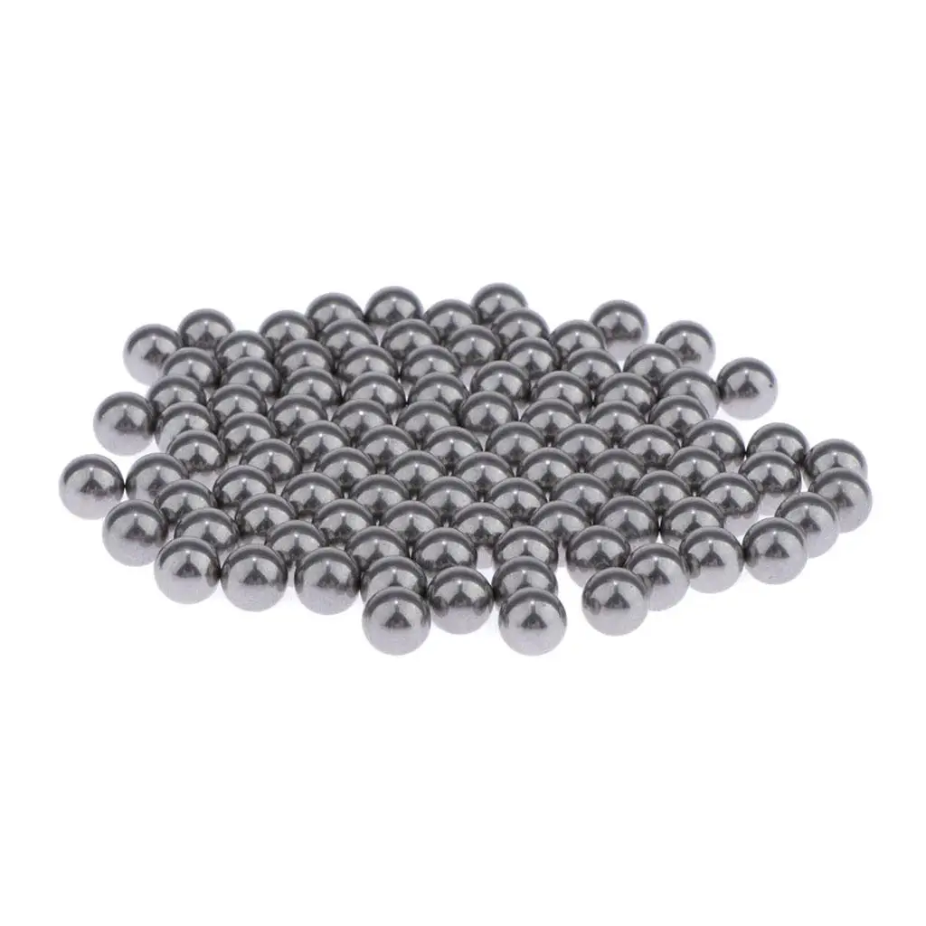 100pcs Anti Corrosion Stainless Steel Mini Paint Mixing Ball Model Accessories