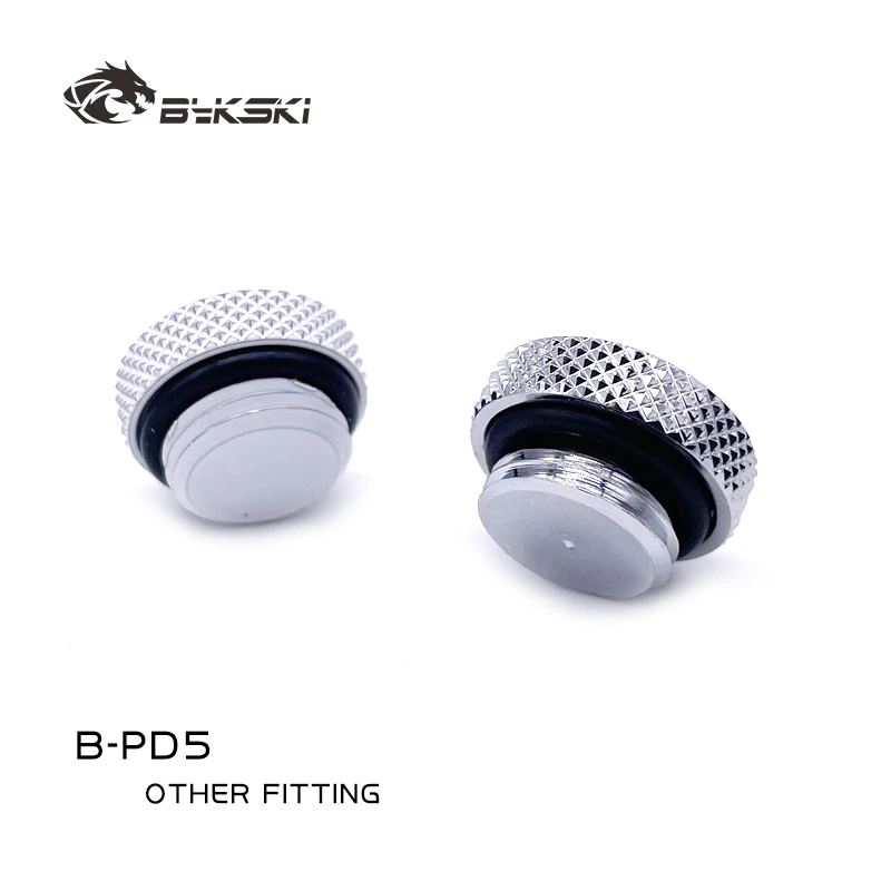 BYKSKI G1/4'' Plug Water Cooling System Metal Sealing Lock Radiator End Plug Special Edition Computer Accessories Fitting /B-PD5