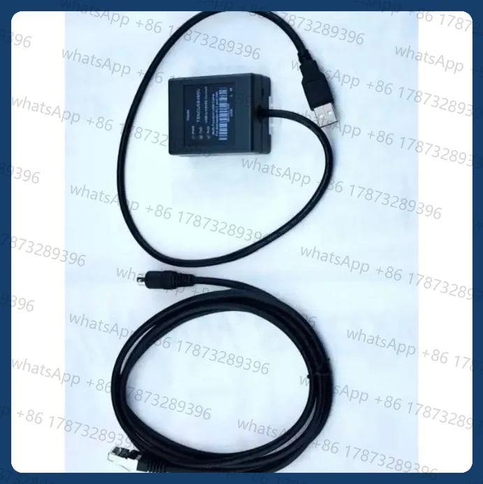Cabo de programação tsxcusb485 tsxcrjmd25 com driver original para schneider micro premium twido plc hmi rj45