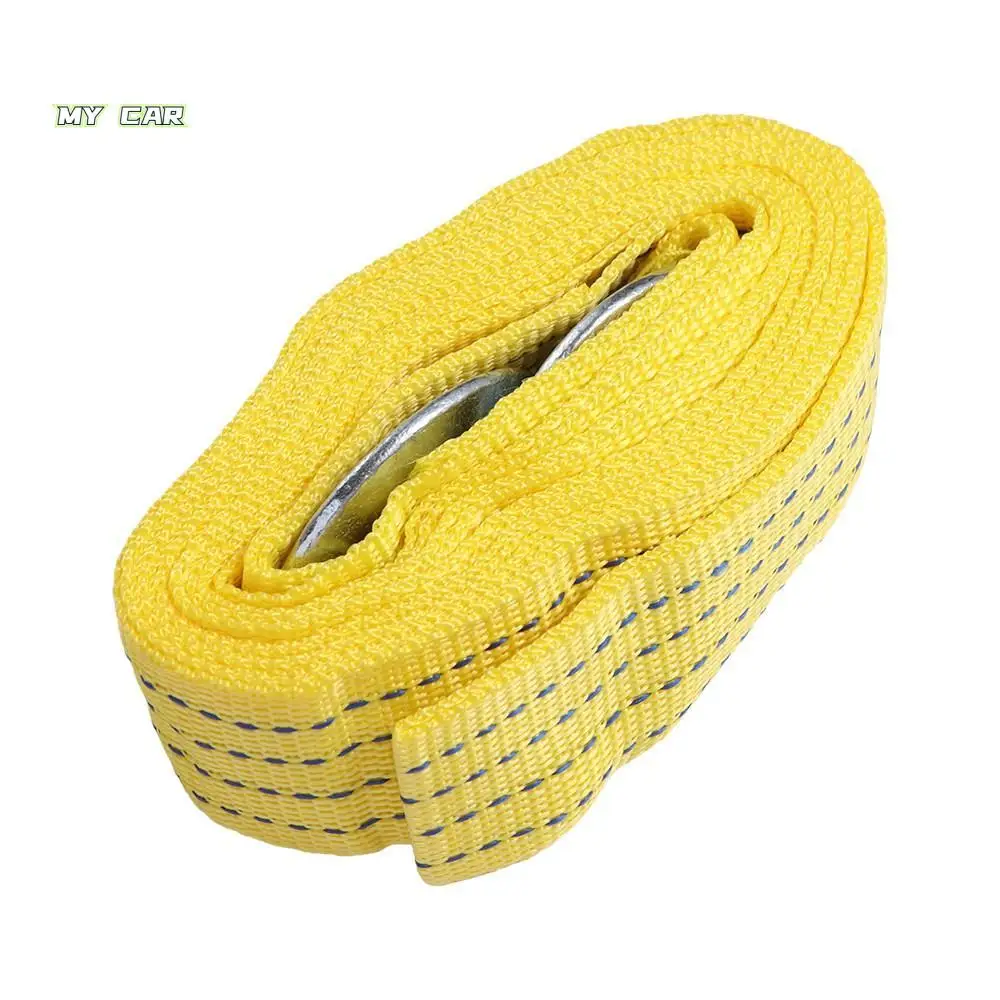 

Heavy Duty Car Tow Cable 3M 4M 3 Ton 5 Ton Emergency Steel Cable Towing Strap Durable Universal Trailer Rope Road