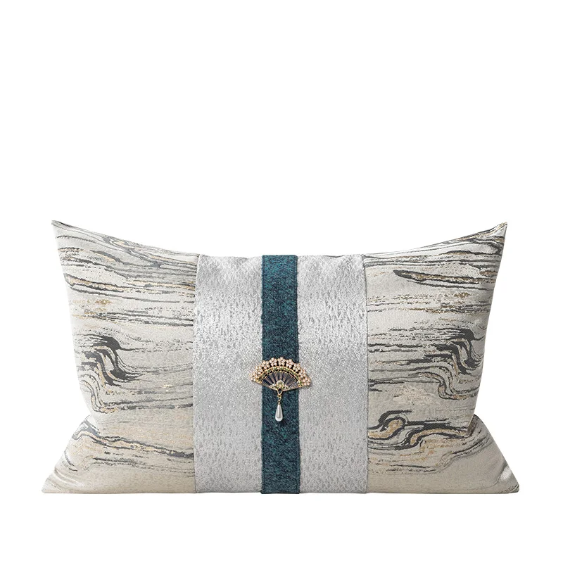 Hot Sale Summer Cushion Cover Royal Blue Grey Minimalist Throw Pillows For Sofa High Quality Pillow Covers Set
