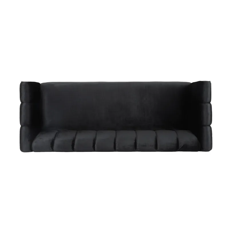Conforto elegante, ideal para decoração moderna da sala de estar, assento de pelúcia, acento elegante para casa, assento confortável