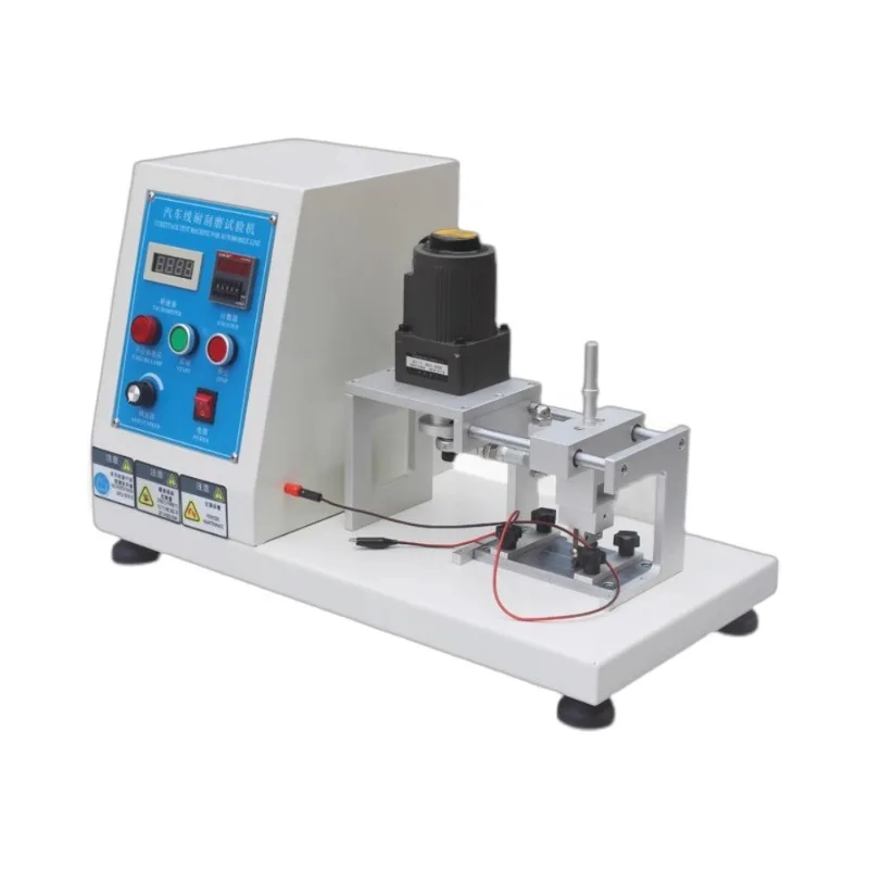 

Automotive wire scratch resistance tester Insulated surface scraper Wire and cable Repeated wear resistance tester