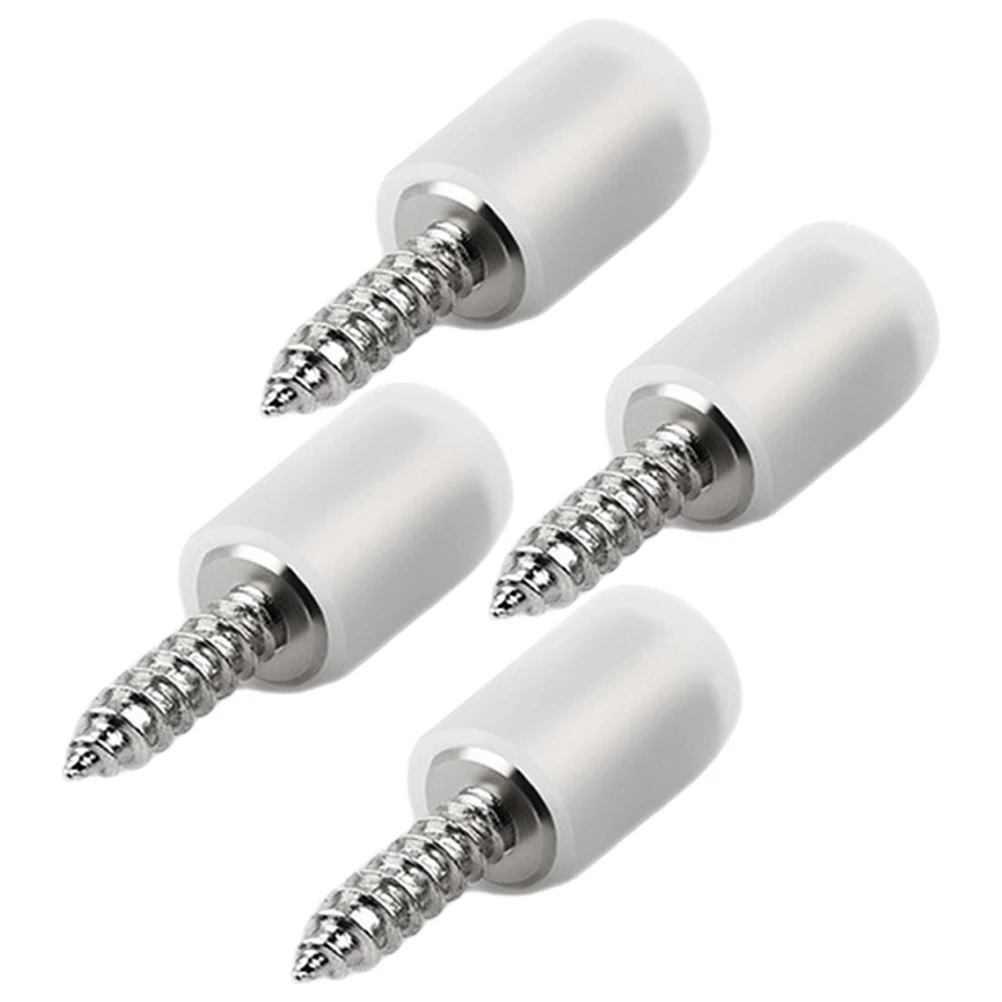 

4Pcs Shelf Support Pegs Stainless Steel Self Drilling Screws Cabinet Shelf Holders Bookshelf Clips Cupboard Fixing Hardware