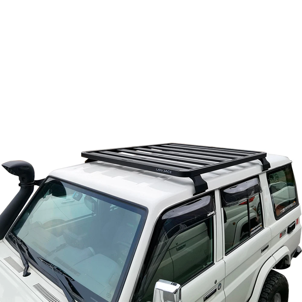 

Rigid High Quality Aluminum Alloy Low Profile Top Flat Pads OEM ODM Accepted Roof Rack For LC80