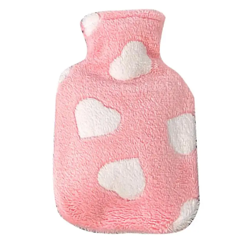 Hot Water Bottle With Cover Hot Water Bags For Camping 1L Cute Stuffed Cover Hand Feet Warmer Hot Water Bottle For Women Seniors