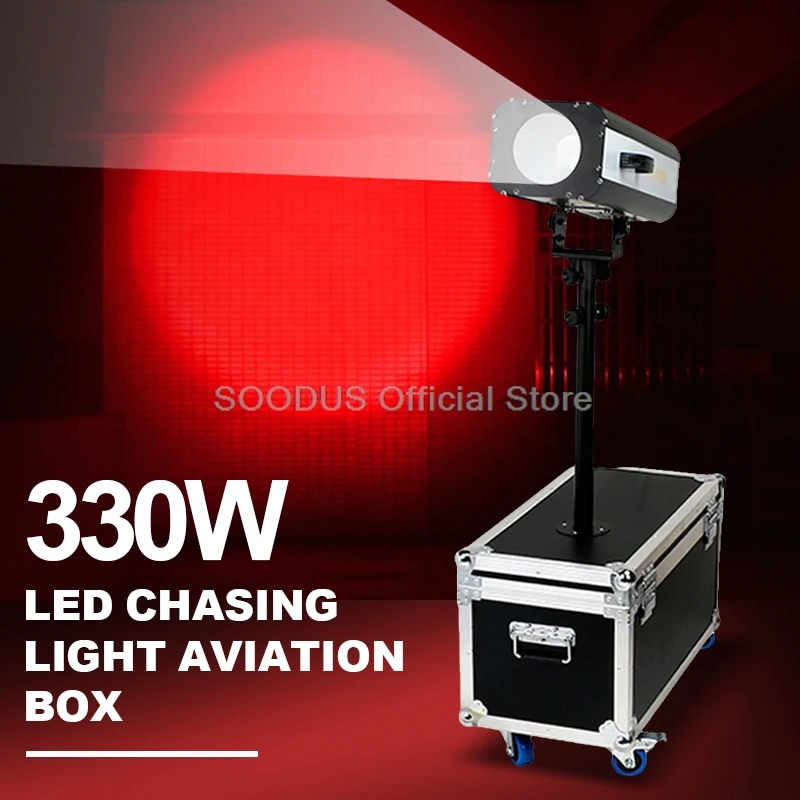 330W LED Follow Spot Lights Zoom and Focus Beam Light With DMX512 Follow Tracker LED Light 6 Colors for Wedding Theater DJ Party