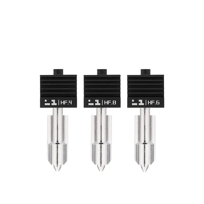 High Flow Hardened Steel Nozzle 0.4 0.6 0.8mm for 3D Printer Extruder Compatible with Tuozhu X2D P2S H2D H2S H2C Large Volume