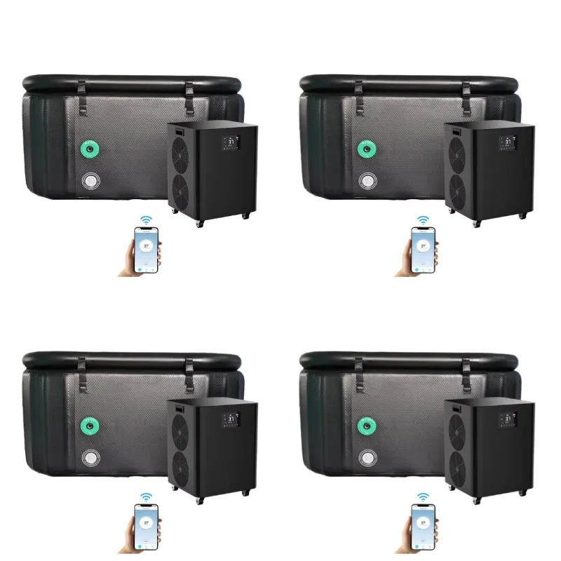 STLF CHILLMEND 1/2hp 1HP 1.5HP Chiller Inflatable Cold Plunge Tub Auto Water Chiller Cooling and Heating Equipment Chiller and F