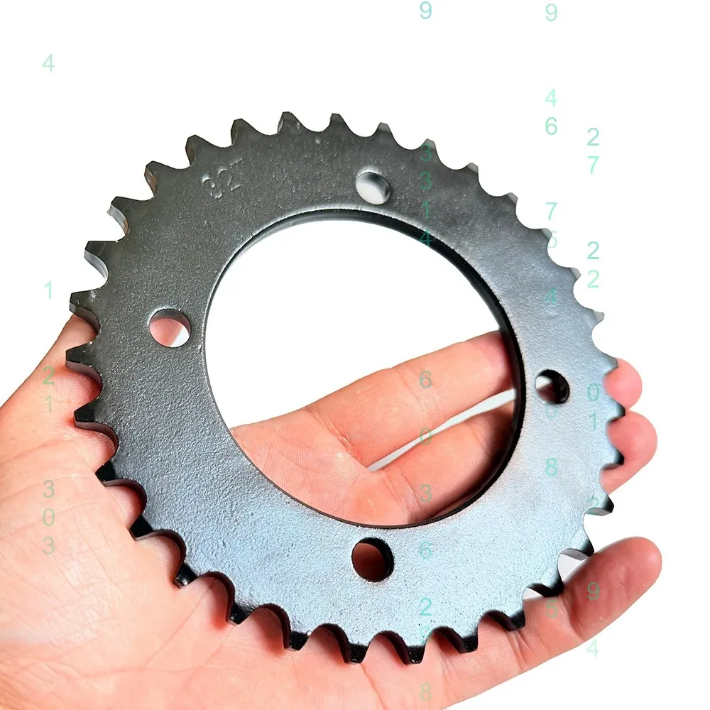 420 Chains 32 Teeth Motorcycle Chain Sprockets 32T Rear Sprocket Cog for 110cc 125cc 140cc Dirt Pit Bike Parts