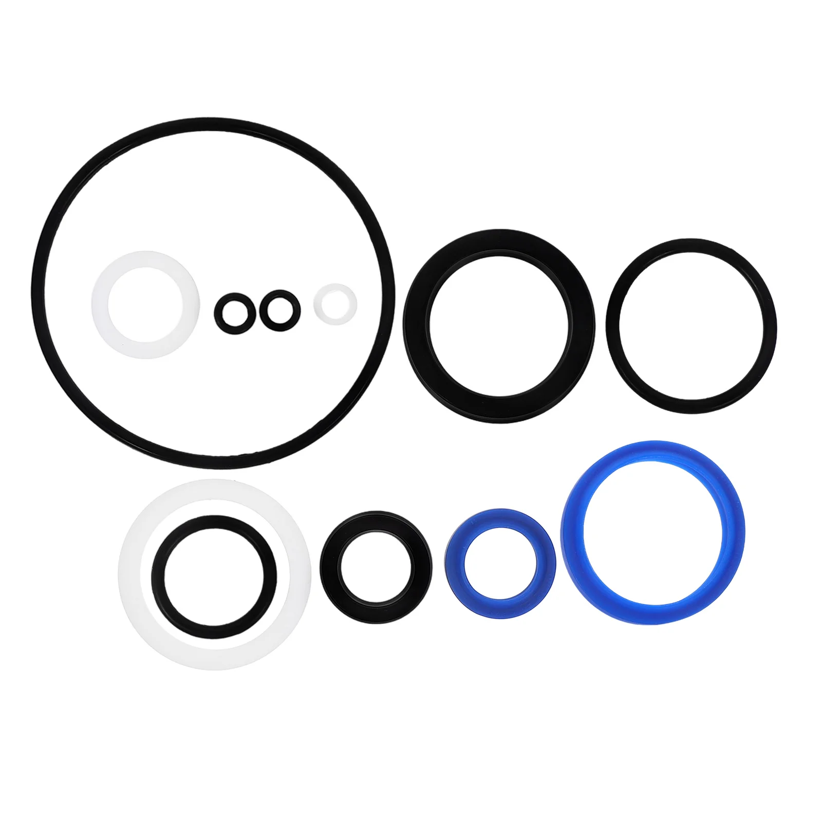 

10pcs Oil Seal Ring High Pressure Repair Kit Assortment Car Temperature Rubber Sealing Hydraulic Cylinder Rubber