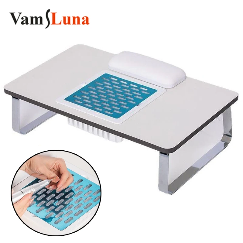 

Nail Vacuum Cleaner Set 36W Adjustable Professional Vacuum Nail Scrap Collection With Hand Pillow For Beauty Salons