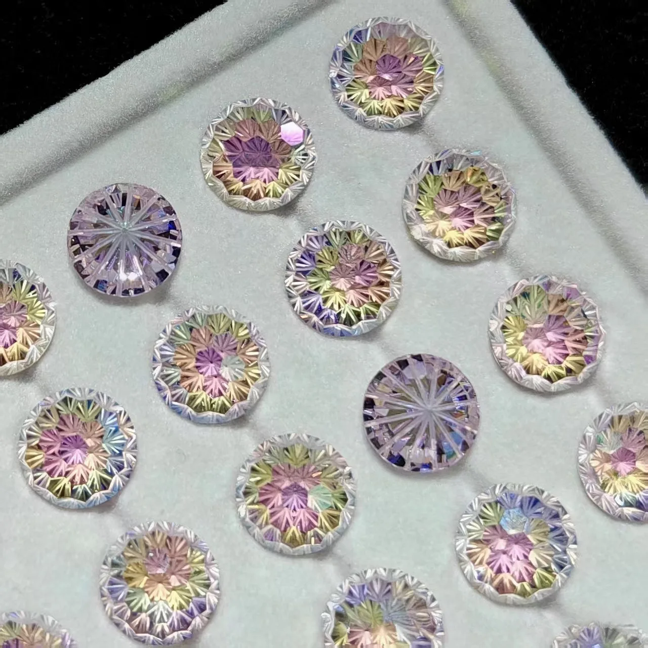 1pc 6mm Luxury Plating Zircon Nail Charms High‑end Rhinestone Nail Decorations for Manicure DIY Nail Art Accessories