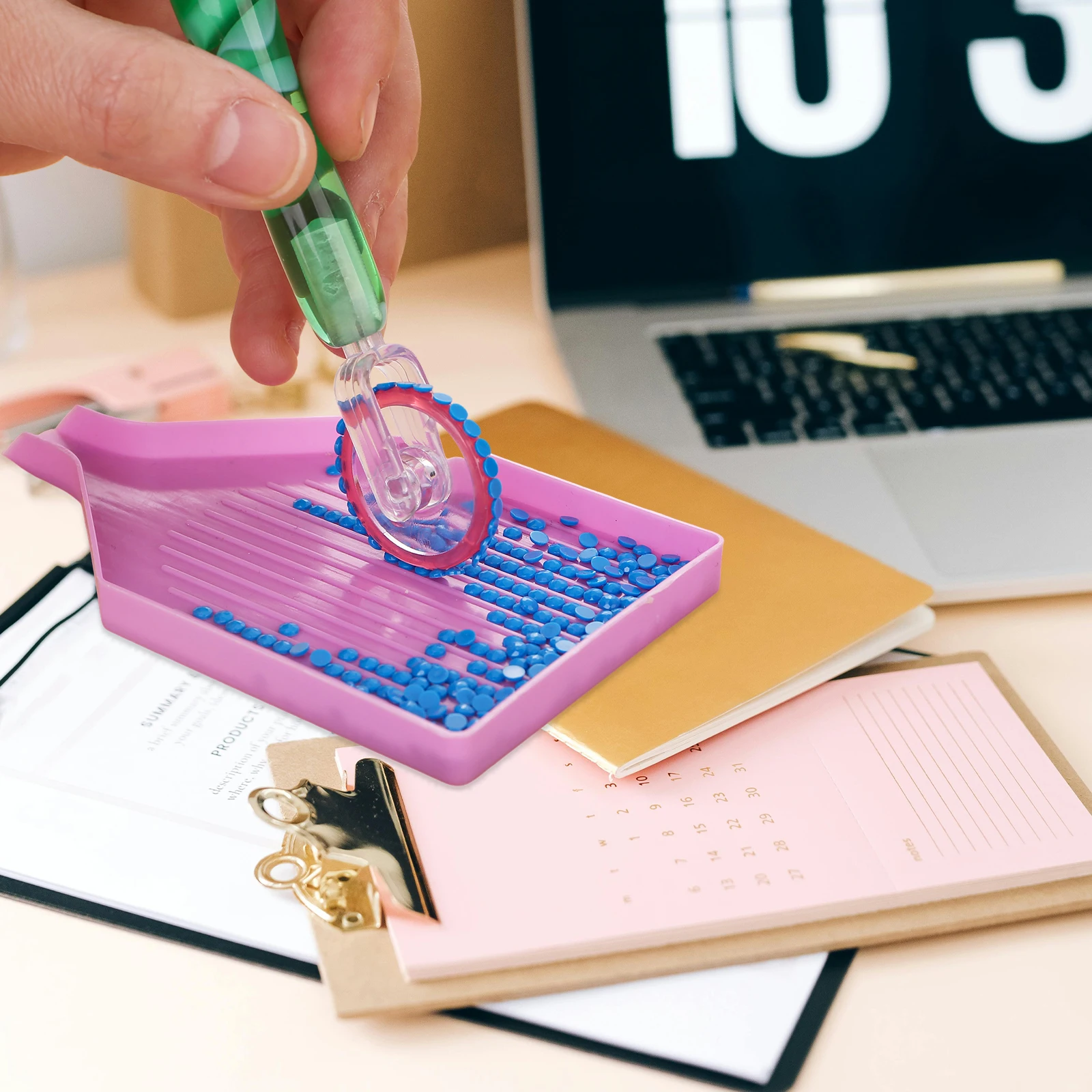 Pen Scroll Wheel Colorful Clay Roller Versatile Durable Cross Stitch Tools Drill Pens Rhinestone Picker