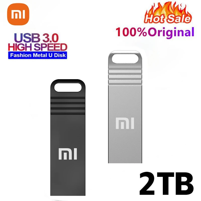 샤오미 USB 3.0 플래시 드라이브, 고속 펜 드라이브, USB 3.0 메모리 스틱, 512GB 플래시 펜 드라이브, 금속 메모리, PC용 USB 디스크, 2TB, 1TB