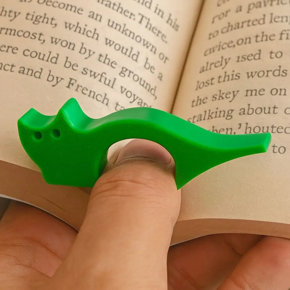 Creative Waterproof Book Thumb Page Holder Cartoon Scratch Resistant Reading Decorative Ornaments Cute Pages Guide Marker Gift