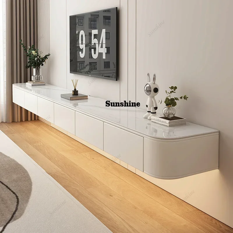 entertainment center Suspended tv luxury living roomtv consoles cabinet television tv cabinet showcase and storage furniture