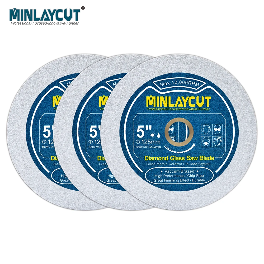 

Алмазный отрезной диск MINLAYCUT, 1/3 шт., 75 мм, для резки стекла, нефрита, мрамора, плитки, ручной инструмент, мини-угловая шлифмашина, 3-дюймовая пластина для резки