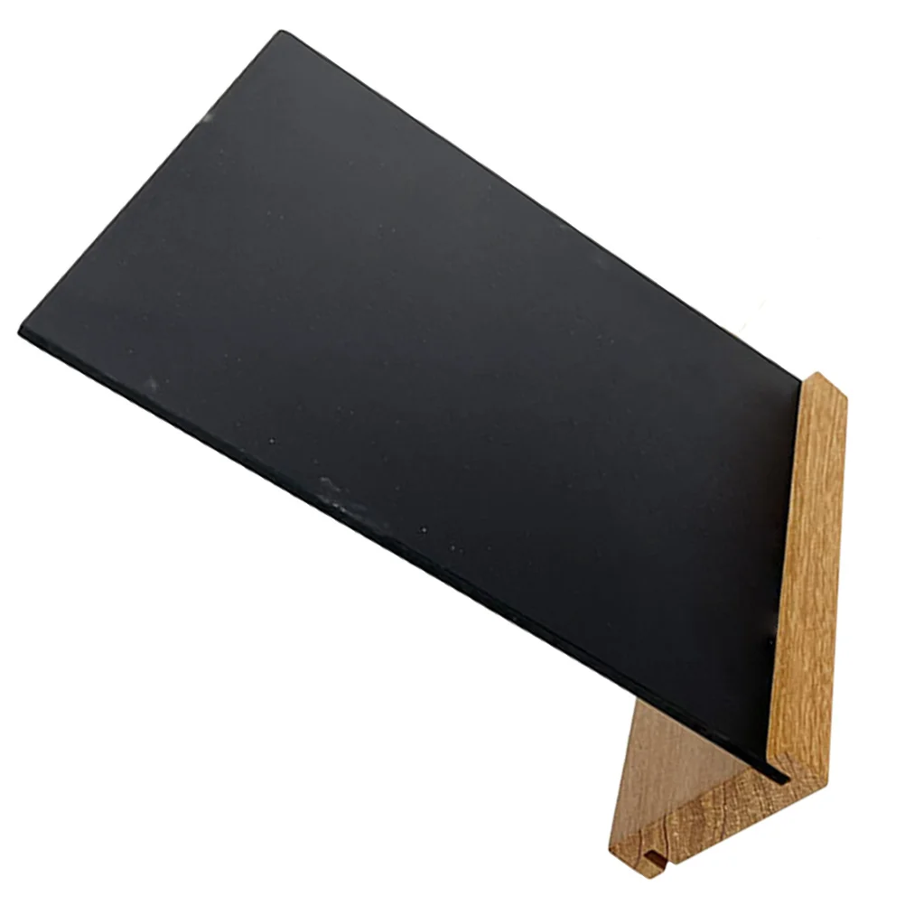 Small Wooden Chalkboard Sign for Tabletop Menu and Message Display Board Reusable Mini Blackboard with Stand for Parties Weddin