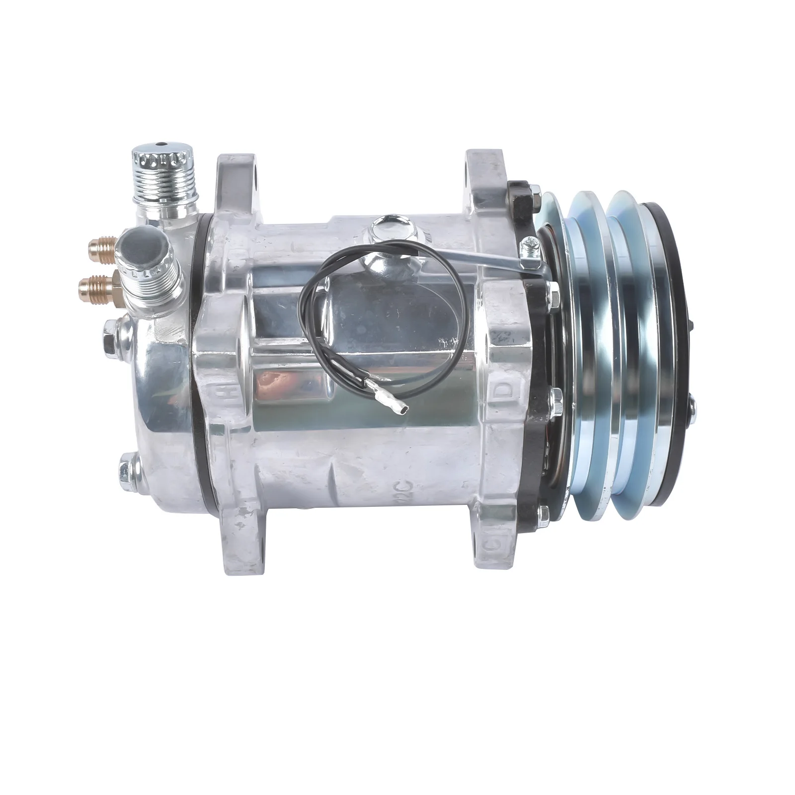 

AP01 Новый компрессор кондиционера с муфтой подходит для Sanden 508 Style с 2 канавками V-ремнем HC5003C