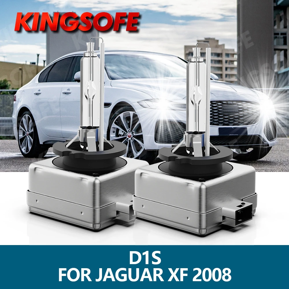 

KINGSOFE HID D1S Car Bulb 2Pcs Xenon Auto Lights 12V 35W 3800LM Headlights 6000K White Hight Low Beam For JAGUAR XF 2008