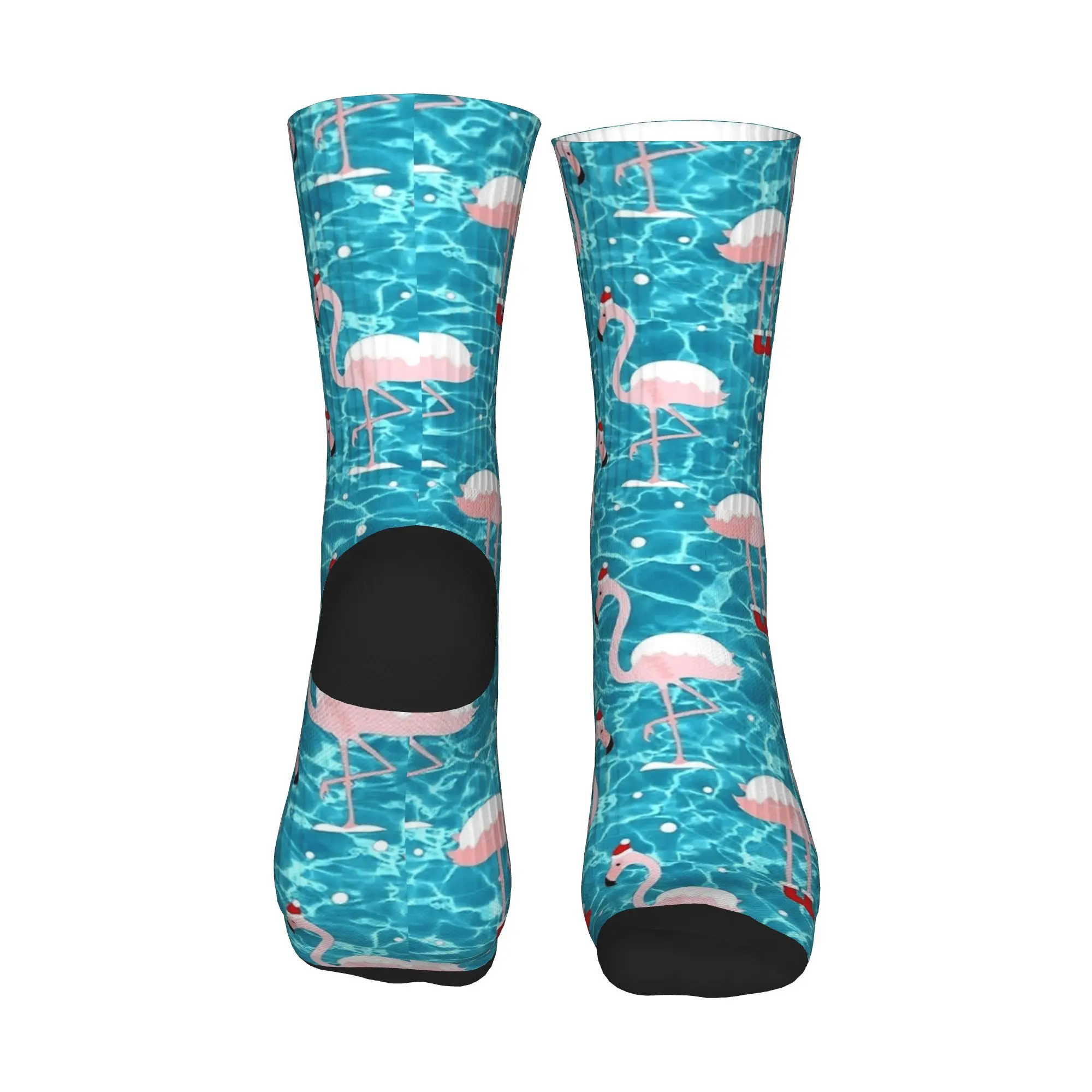 Weihnachten Santa Flamingo Weihnachten Socken Casual Strümpfe Herbst Anti-Slip Erwachsene Männer Socken Atmungsaktive Grafik Outdoor Sport Socken