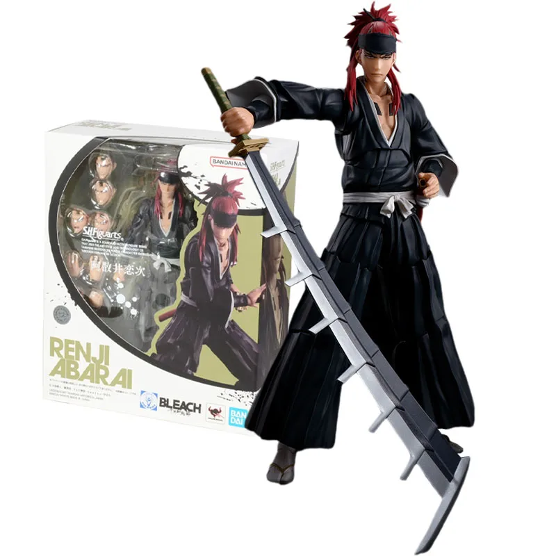 

Bandai Genuine Figure Bleach Thousand-Year Blood War Model Kit Anime Figure SHF Abarai Renji Collection Model Action Figrue Toys