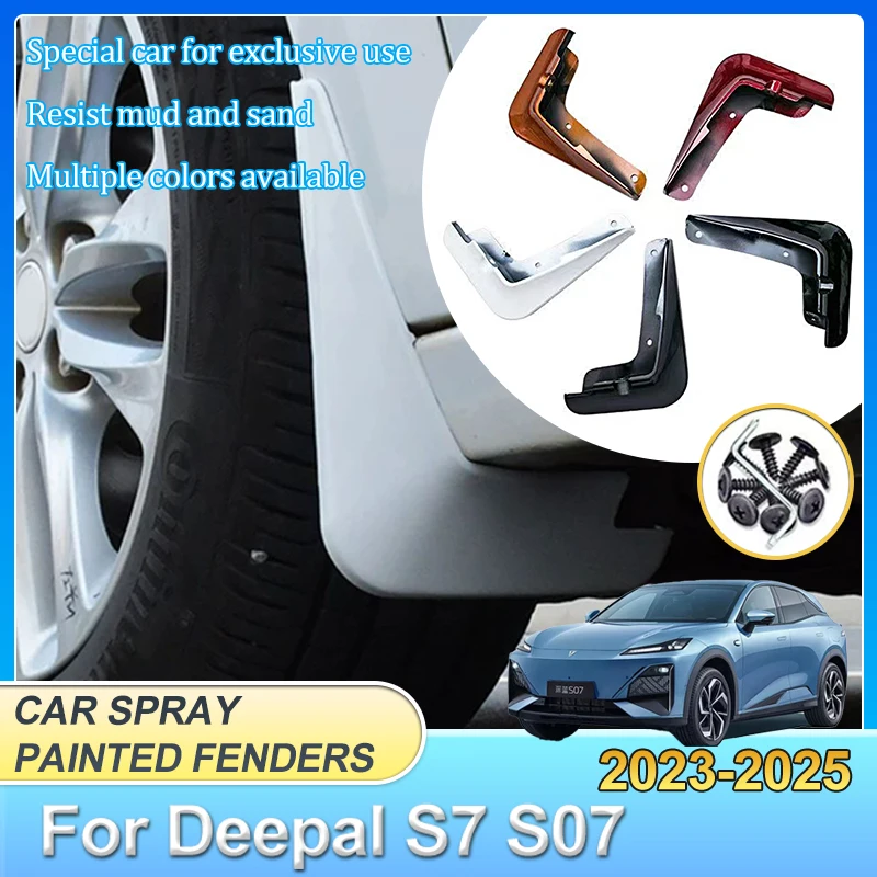 

Car Front Rear Fender For Deepal S7 S07 2023 2024 2025 Mud Flaps Splash Guards Mudguards Baking Paint Mudflaps Tools Accessories