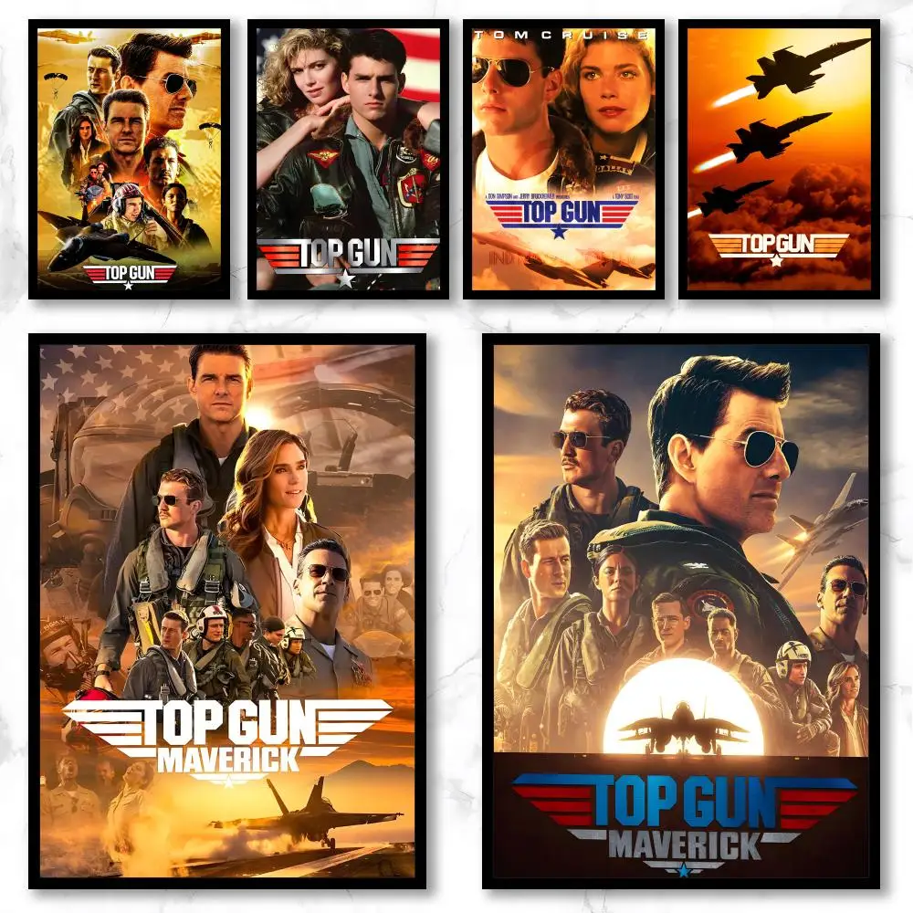Movie T-Top Gun Poster Graffiti Art Posters, Chic Wall Decor for Home, Studio, Office & Coffee Shop