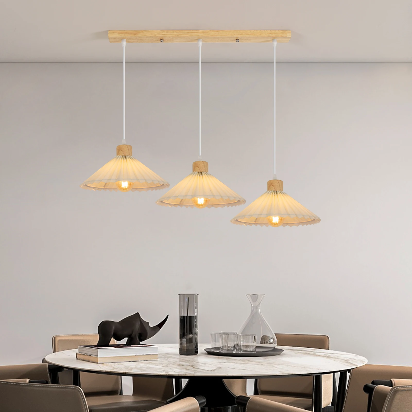 Paralume per lampada, paralume sostitutivo in stile vintage e retrò, facile da installare, attacco E27, senza lampadina, con anello riduttore, paralume per lampade a sospensione e da tavolo, paralume