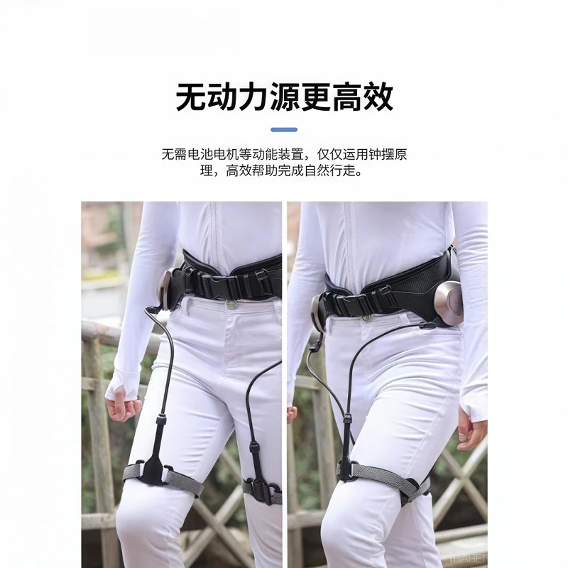 آلة تسلق الجبال الساق الهيكل الخارجي الداعم مشاية آلات التسلق في الركبة المسنين قطعة أثرية المشي الداعم