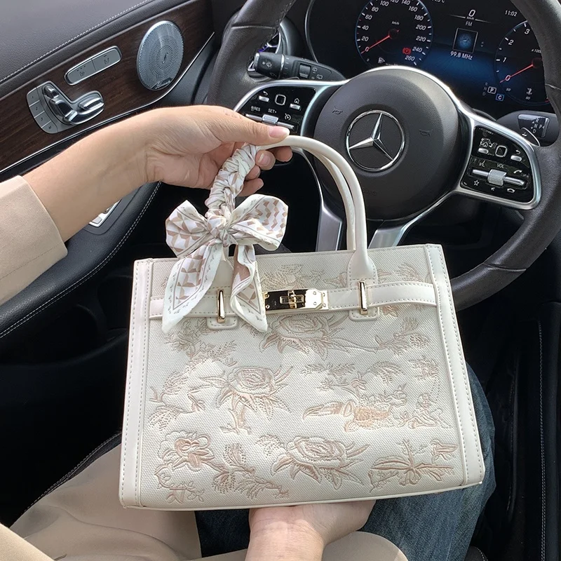 tamatha-embroidered-heavy-industry-tote-bag-commuter-handbag-spring-2026-new-style-single-shoulder-bag-retro-style-pu-leather