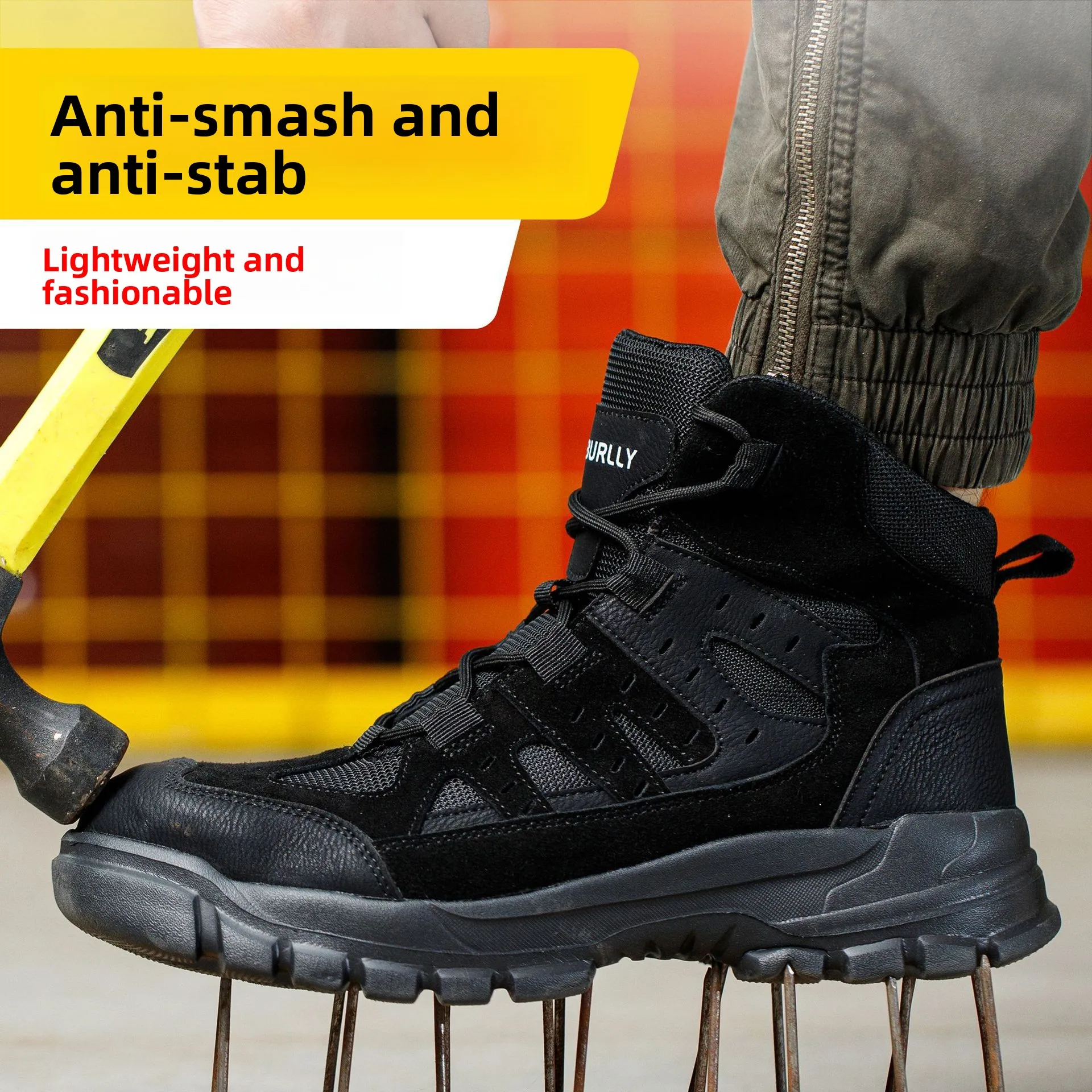 أحذية أمان رجالية حماية العمل الصلب تو أحذية رياضية الرجال أحذية العمل أحذية رياضية مكافحة سحق مكافحة طعن مقاوم للماء تنفس