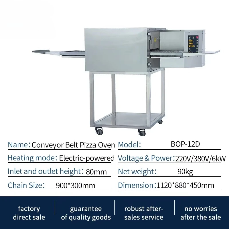 Commercial Durable Pizza Oven with Electric/Gas Power for Baking Pizza Burger Grill Quick Heat
