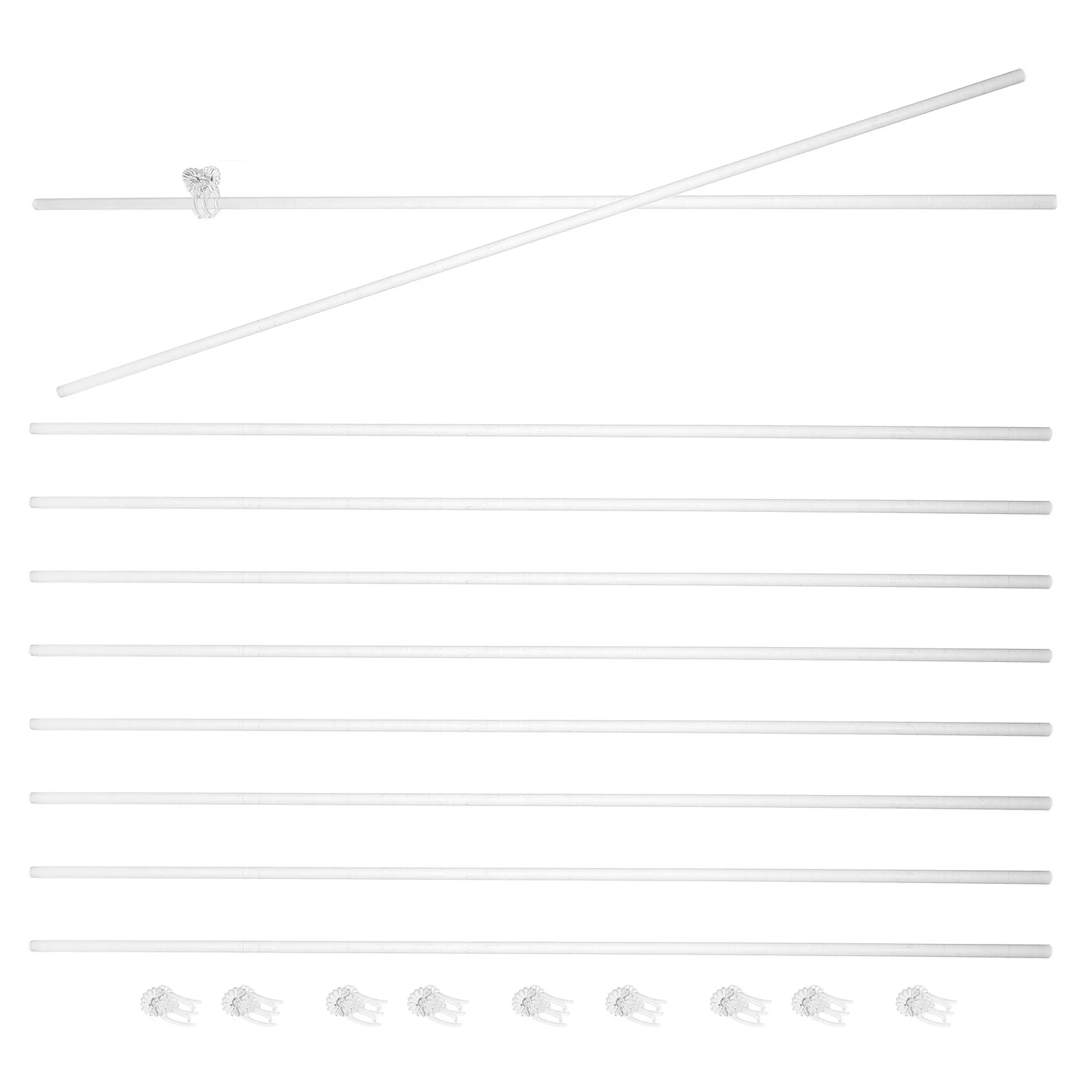 

1Set Acrylic Transparent Plant Support Stake Stable Orchid Stakes Clip Branch Plant Support Stick Indoor Garden Accessories