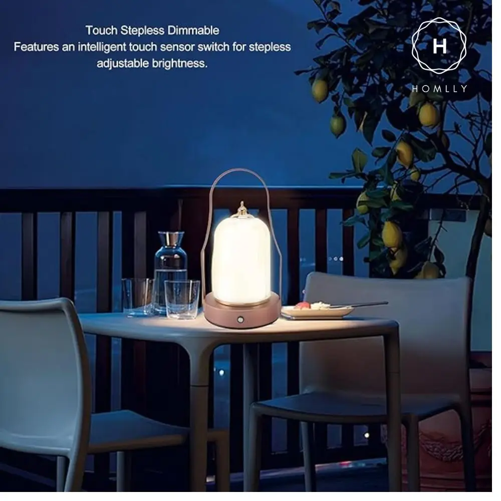 Lámpara de noche LED de mesa Homlly Estii