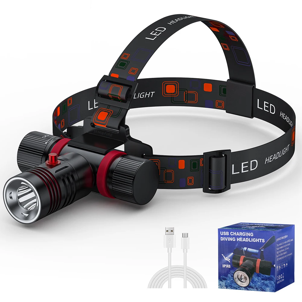 

Underwater LED Headlight Featuring Robust Materials Efficient Power Source and User Friendly Controls for Divers