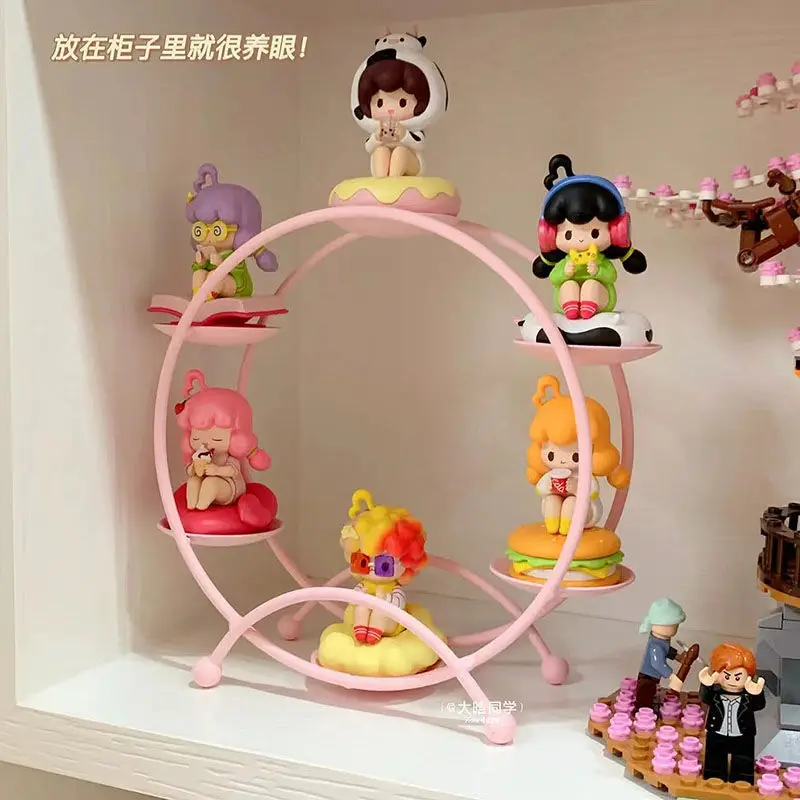 

Figure Display Stand Rotating 8 Positions Ferris Wheel Durable Stable Cartoon Dessert Birthday Wedding Decoration