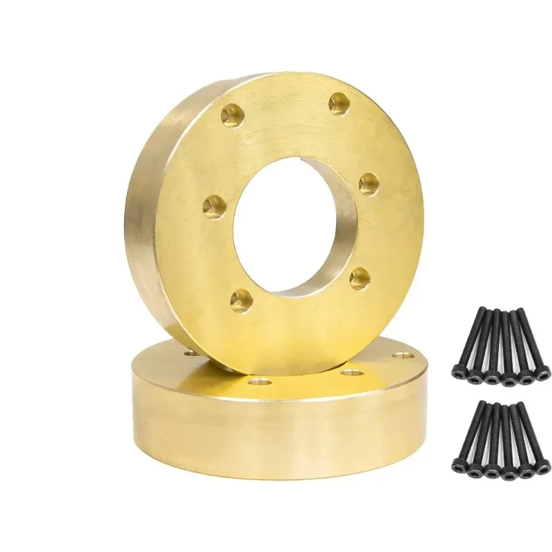 For CROSSRC EMO XX/XX2 1/6 1/5 Scale RC Crawler Universal Upgrade Parts Heavy-Duty Metal Axle Housings with Brass Counterweights